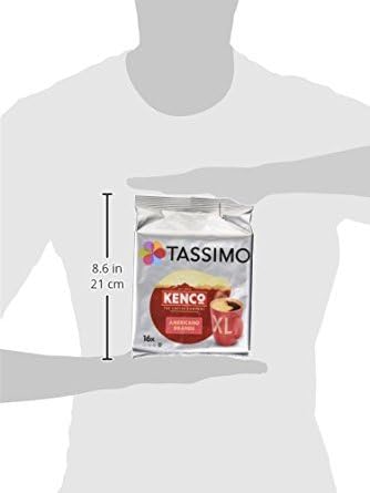 Tassimo Coffee Kenco Americano Grande XL 16 Capsules - 5 Packs (80 Drinks)