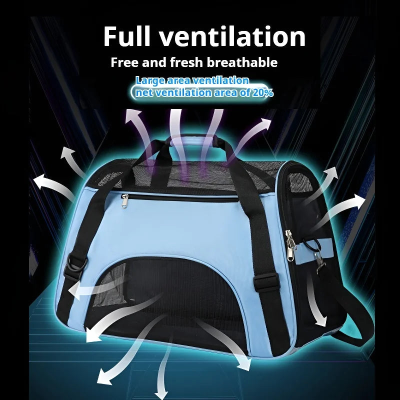 Portable Dog Cat Carrier Bag Pet Puppy Travel Bags Breathable Mesh Small Dog Cat Dogs Outdoor Tent Carrier Outgoing Pets Handbag