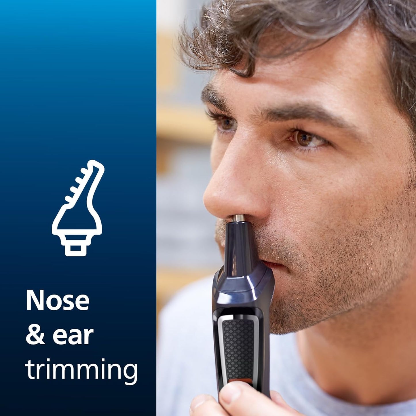 Philips 7-in-1 All-In-One Trimmer, Series 3000 Grooming Kit for Beard & Hair with 7 Attachments