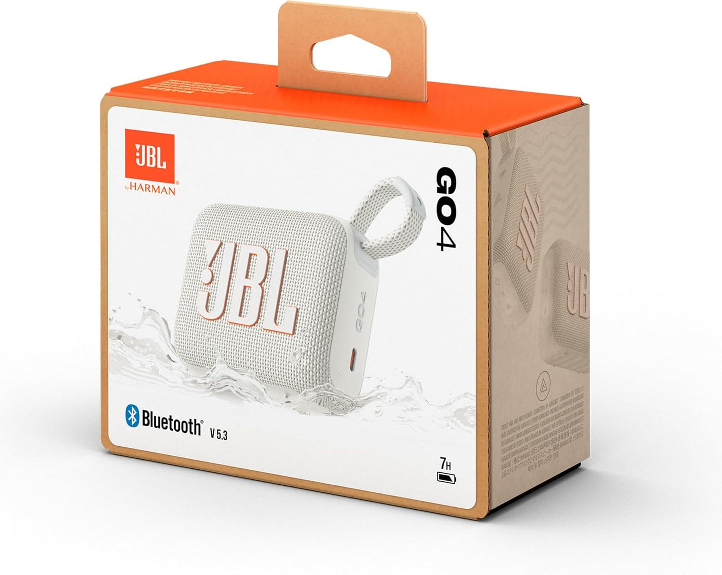 JBL GO 4 Ultra-Portable Bluetooth Speaker with Big JBL Pro Sound and Punchy Bass, PlaytimeBoost, Waterproof Design and 7-Hour Playtime, Grey