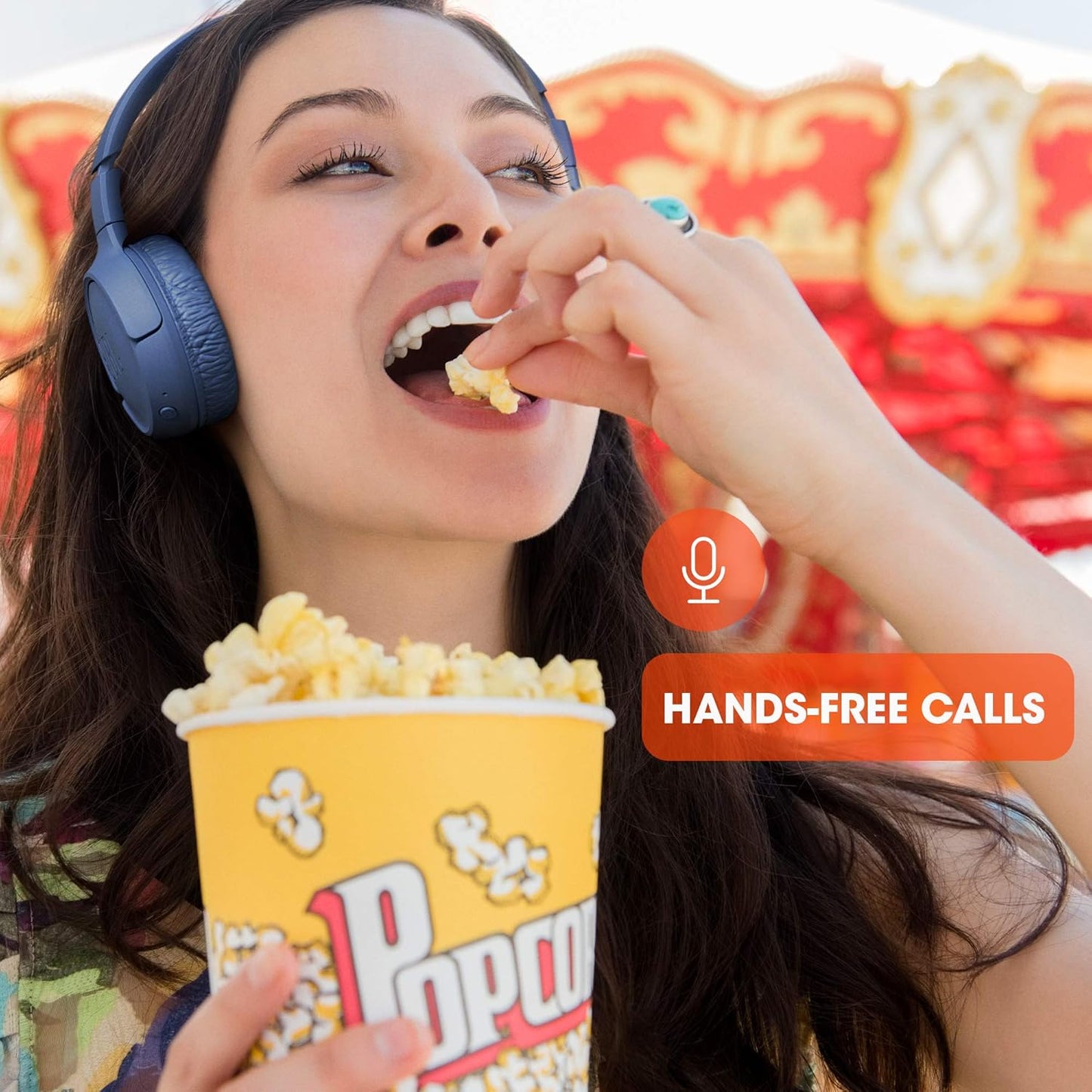 JBL Tune510BT - Wireless on-ear headphones featuring Bluetooth 5.0, up to 40 hours battery life in Black Color with premium design