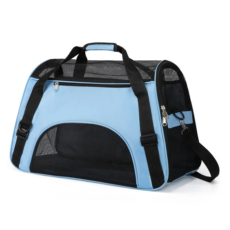Portable Dog Cat Carrier Bag Pet Puppy Travel Bags Breathable Mesh Small Dog Cat Dogs Outdoor Tent Carrier Outgoing Pets Handbag