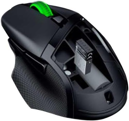 Razer Basilisk V3 X HyperSpeed - Customizable Wireless Gaming Mouse (Iconic Ergonomic Form with 9 Customisable Controls, HyperSpeed Wireless, 5G Advanced 18K Optical Sensor, Chroma RGB) Black