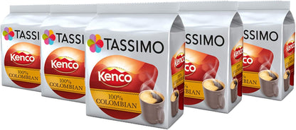 TASSIMO Kenco Colombian 16 T DISCs (Pack of 5, Total 80 T DISCs)