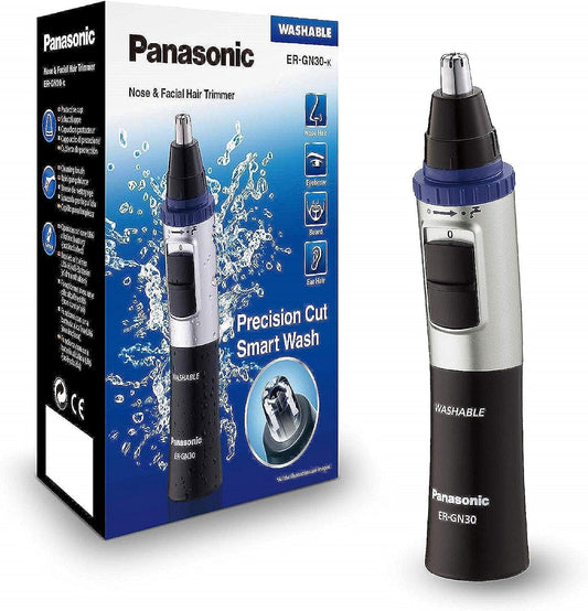 Panasonic ER-GN30 Wet & Dry Electric Facial Hair Ear and Nose Hair Trimmer for Men