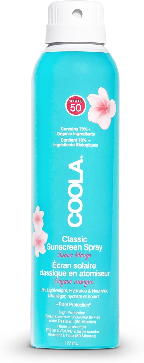 Coola - Classic Body Spray Sunscreen Guava Mango SPF 50-177 ml Black