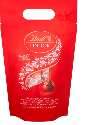 Lindt Lindor Milk Chocolate Truffles Bag - Approx 80 balls, 1kg