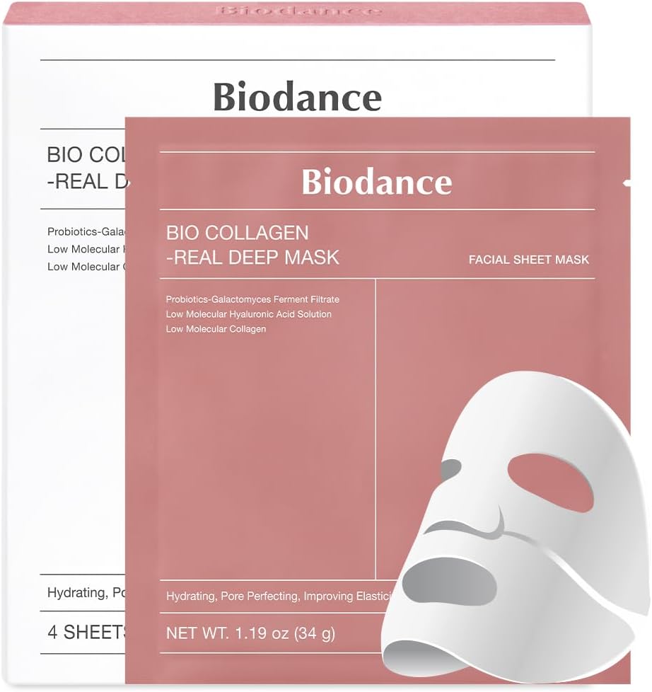 Biodance Bio-Collagen Real Deep Mask 4-pack Face Masks