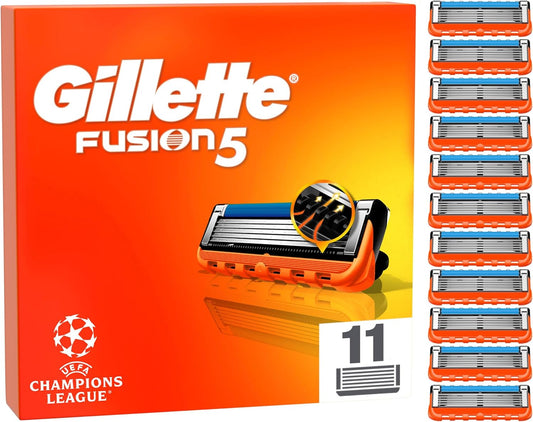 Gillette Fusion5 Razor Blades Men, Pack of 11