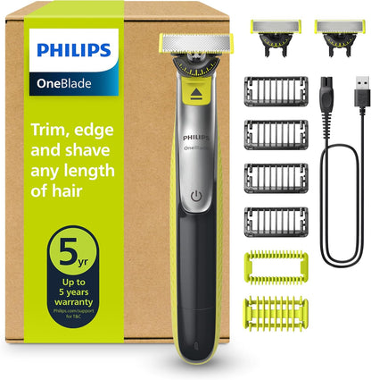 Philips OneBlade 360 Authentic Face & Body Electric Beard Trimmer, Shaver and Body Groomer
