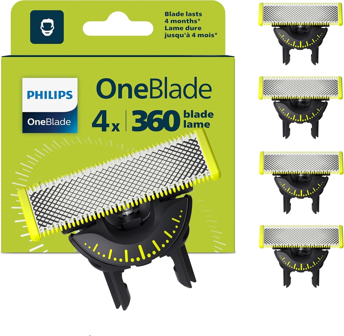 Philips OneBlade 360-Innovation Authentic Replacement Blades