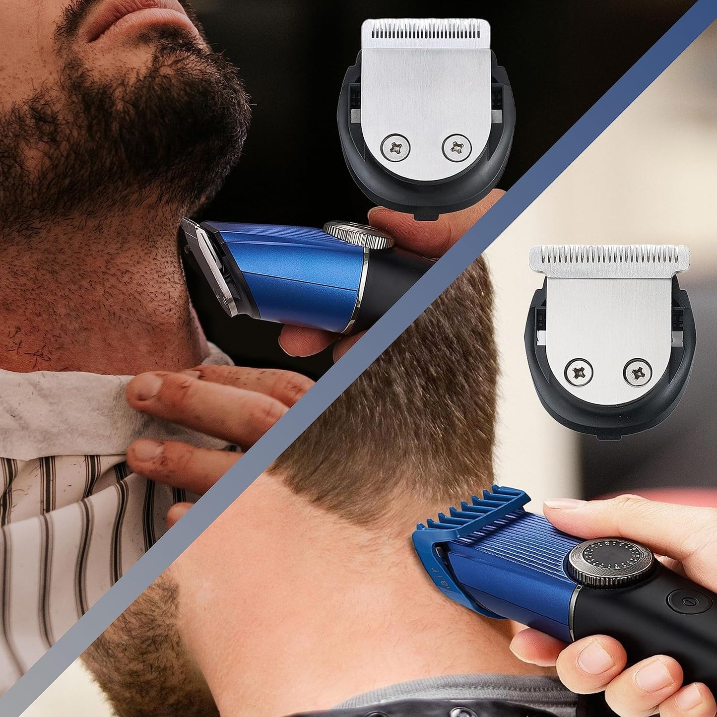 BarberBoss Beard Trimmer Men, Hair Clippers - Nose, Ear & Beard Grooming Set, Rechargeable, 39 Cutting Lengths, Precision Dial, Ceramic Blade, Waterproof, LED Display, QR-6082