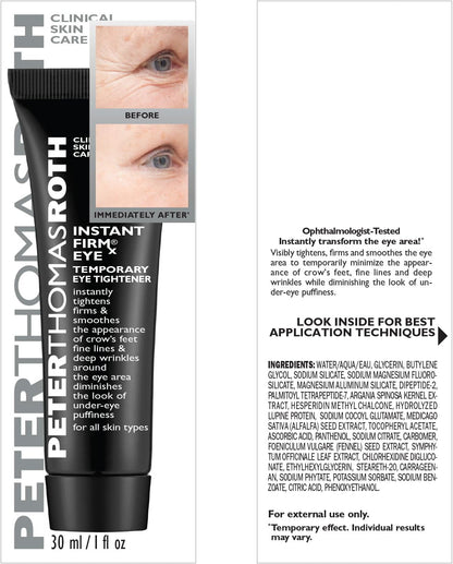 Peter Thomas Roth Face Care by Peter Thomas Roth Instant Firm Temporary Eye Tightener 30ml