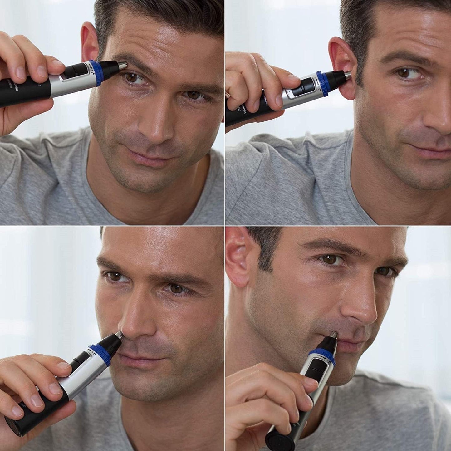 Panasonic ER-GN30 Wet & Dry Electric Facial Hair Ear and Nose Hair Trimmer for Men