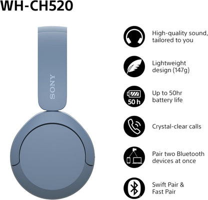 Sony WH-CH520 Wireless Bluetooth Headphones