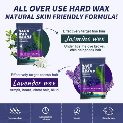 ANRUZ Waxing Kit, Wax kit for Hair Removal