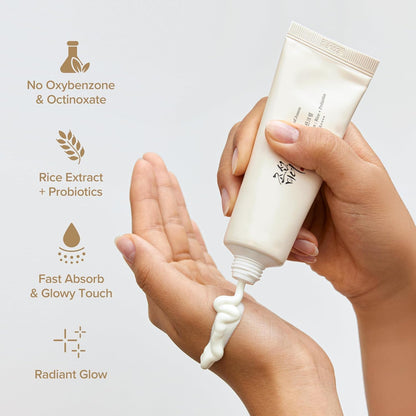 Beauty of Joseon - SPF 50+ sunscreen with rice extracts, and probiotics