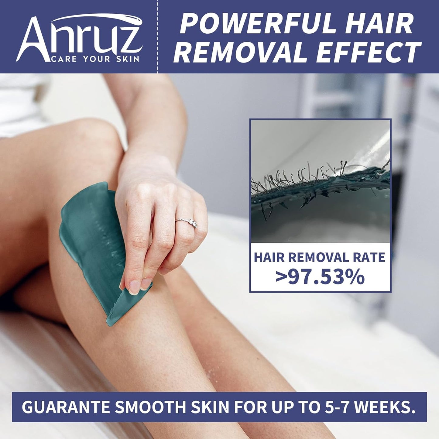 ANRUZ Waxing Kit, Wax kit for Hair Removal