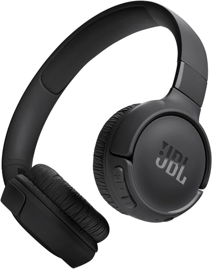 JBL Tune 520BT Wireless On-Ear Headphones, with JBL Pure Bass Sound, Bluetooth 5.3 and Hands-Free Calls, 57-Hour Battery Life, in Black
