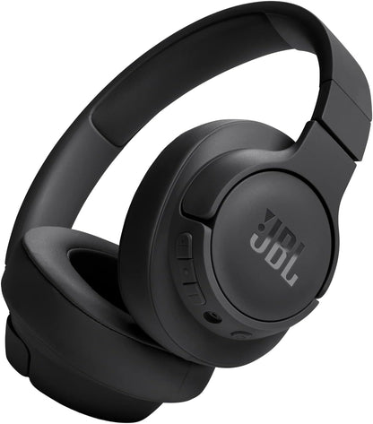 JBL Tune 720BT Wireless Over-Ear Headphones, with JBL Pure Bass Sound, Bluetooth 5.3, Hands-Free Calls, Audio Cable and 76-Hour Battery Life, in Black