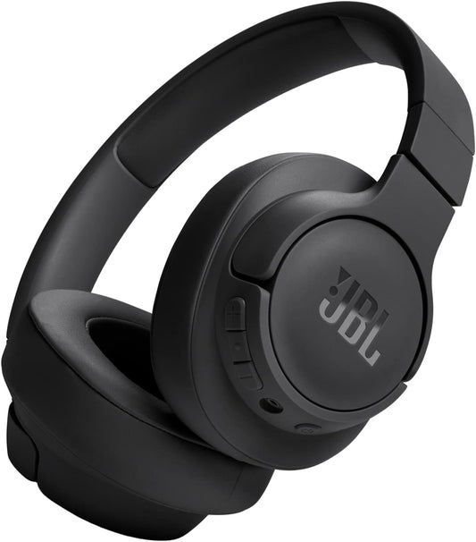 JBL Tune 720BT Wireless Over-Ear Headphones, with JBL Pure Bass Sound, Bluetooth 5.3, Hands-Free Calls, Audio Cable and 76-Hour Battery Life, in Black