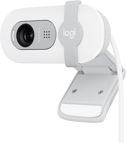Logitech Brio 100 Full HD Webcam for Meetings and Streaming, Auto-Light Balance