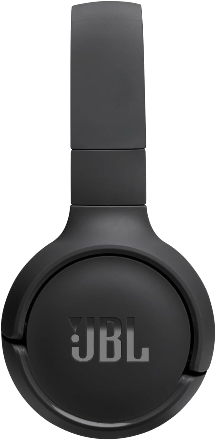 JBL Tune 520BT Wireless On-Ear Headphones, with JBL Pure Bass Sound, Bluetooth 5.3 and Hands-Free Calls, 57-Hour Battery Life, in Black