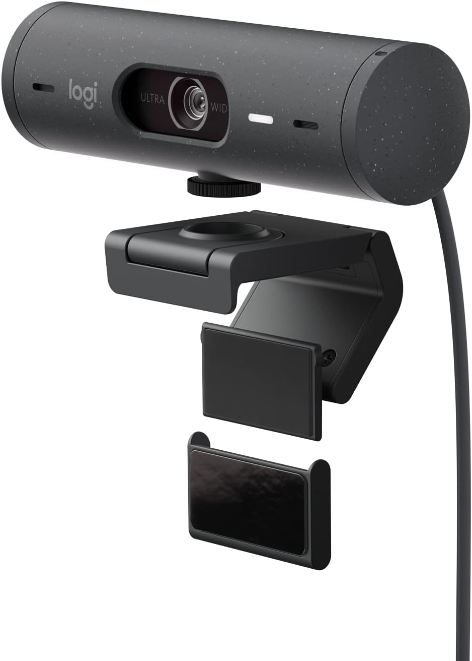 Logitech Brio 505 Full HD webcam with auto light correction