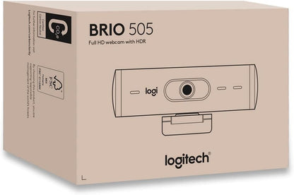 Logitech Brio 505 Full HD webcam with auto light correction