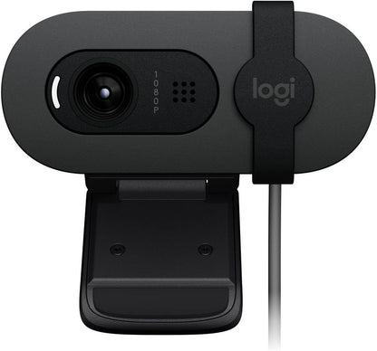 Logitech Brio 105 Full HD 1080p Business Webcam with Auto-Light Balance