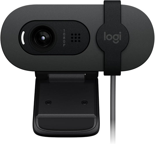 Logitech Brio 105 Full HD 1080p Business Webcam with Auto-Light Balance