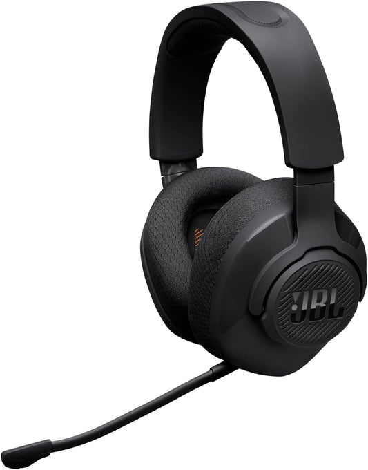 JBL Quantum 360 Wireless Over-Ear Gaming Headphones with 2.4GHz/Bluetooth Dual Wireless Connection, 22H Battery