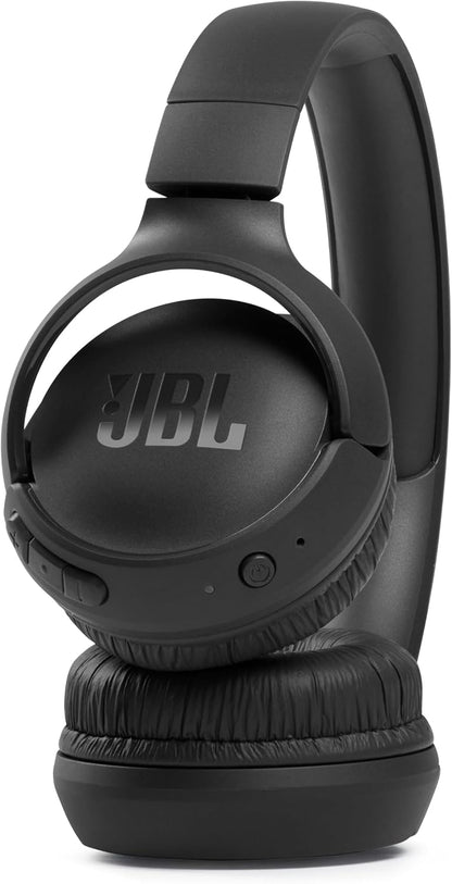 JBL Tune510BT - Wireless on-ear headphones featuring Bluetooth 5.0, up to 40 hours battery life in Black Color with premium design