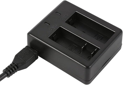 IXROAD Action Camera Charger, Dual USB Battery Charger for Action Cam Sports Camera