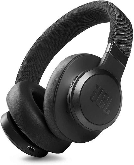 JBL Live 660NC - Wireless Over-Ear Bluetooth headphones with Active Noise Cancelling technology and up to 50 hours battery life, in black
