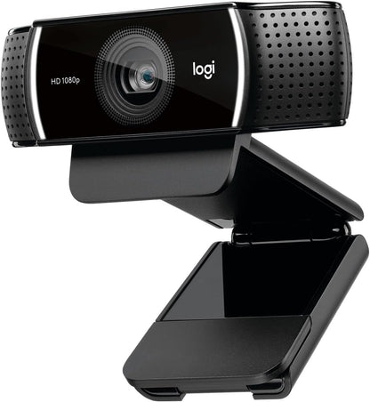Logitech C922 Pro Stream Webcam, HD 1080p/30fps or HD 720p/60fps