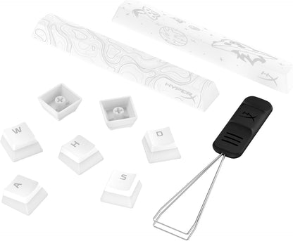 HyperX Pudding Keycaps 2 - Full Key Set - PBT - 112 Keys - White
