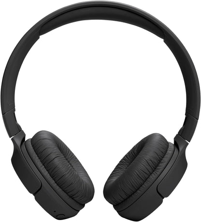 JBL Tune 520BT Wireless On-Ear Headphones, with JBL Pure Bass Sound, Bluetooth 5.3 and Hands-Free Calls, 57-Hour Battery Life, in Black