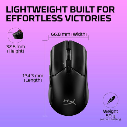 HyperX Mouse Black Lightweight, comfortable frame