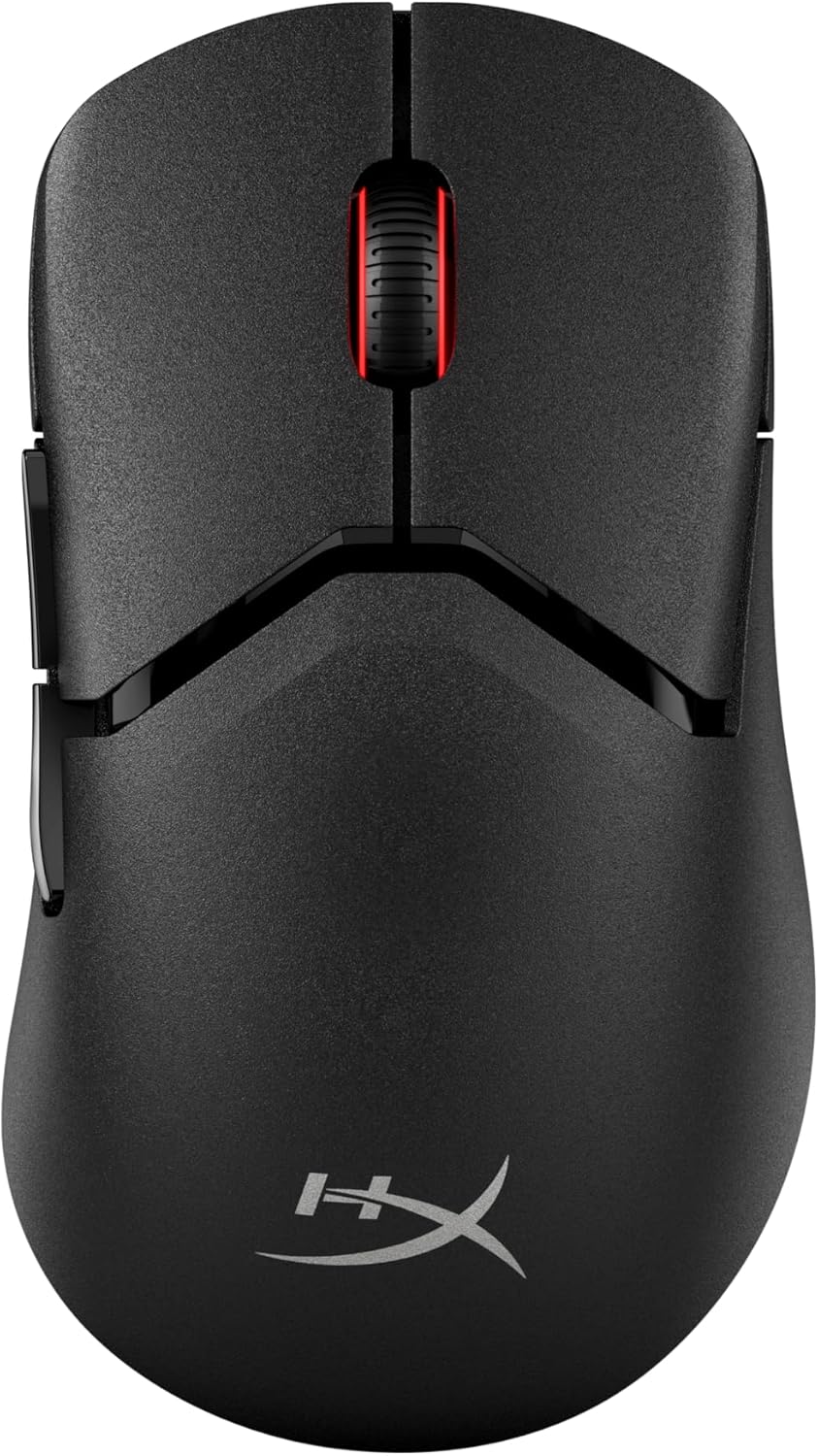 HyperX Pulsefire Saga Pro Wireless Gaming Mouse - 4K Wireless Polling, 2.4GHz and Bluetooth, Modular Design with 16 Adjustments, 90h Battery Life, 72g Ultralight, NGENUITY Software, NVIDIA Reflex