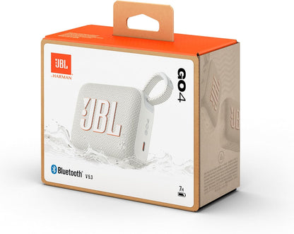 JBL GO 4 Ultra-Portable Bluetooth Speaker with Big JBL Pro Sound and Punchy Bass, PlaytimeBoost, Waterproof Design and 7-Hour Playtime, Grey