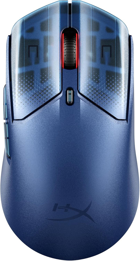 HyperX Pulsefire Haste 2 S – Wireless Gaming Mouse, Magnesium Case, Ultra-Light 64 g, 120h Battery, Glass Skates, 26K Sensor, Blue