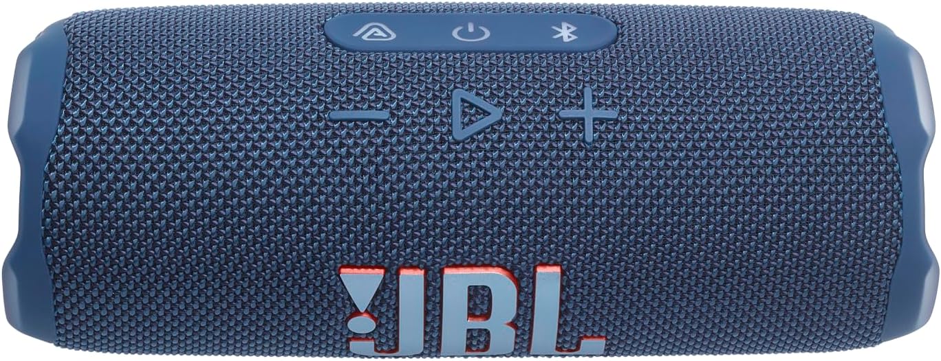 JBL Flip 7, Wireless Portable Bluetooth Speaker, 16 Hours of Playtime, IP68 Waterproof, Dustproof and Drop-Proof, JBL Pro Sound with AI Boost, Auracast Multi-Speaker Connection, Blue