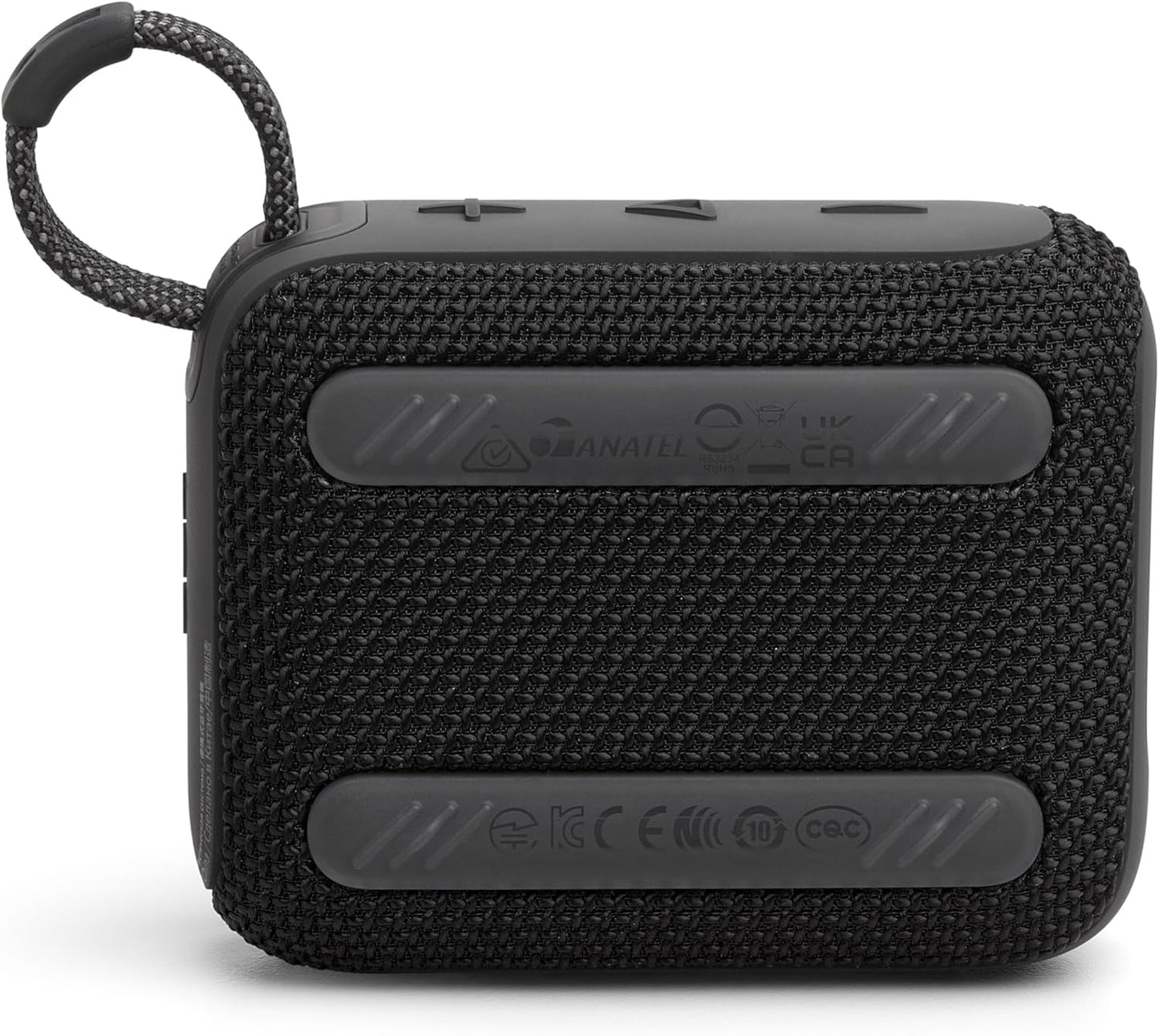 JBL GO4 Bluetooth Speaker, USB C Charging, IP67 Dustproof, Waterproof, App Compatible, Passive Radiator, Portable, Black