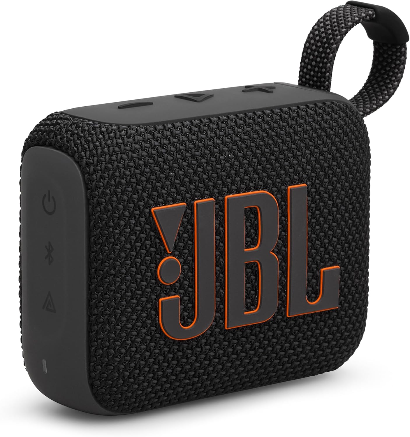 JBL GO4 Bluetooth Speaker, USB C Charging, IP67 Dustproof, Waterproof, App Compatible, Passive Radiator, Portable, Black