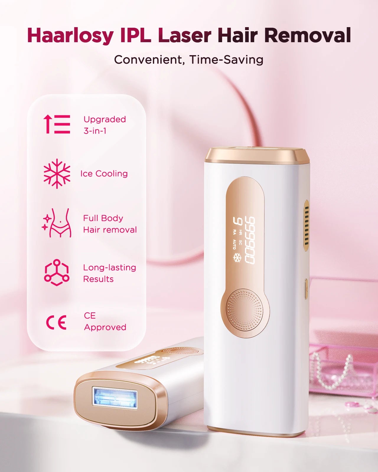 Ice-Cooling IPL Laser Hair Removal
