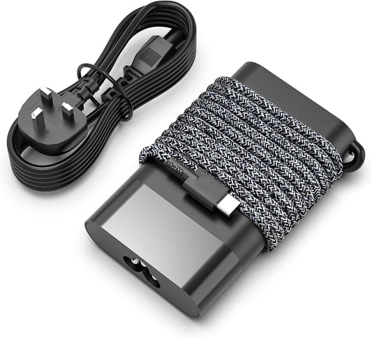 New Slim HP 65W USB C Laptop Charger Replacement for HP Spectre X360,Spectre,Elitebook x360,Elitebook,Envy,Chromebook,Elite x2,ProBook Travel Type C Power Cord Supply