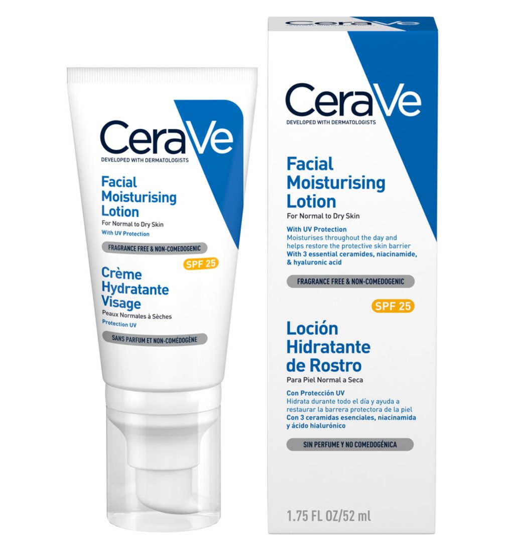 CeraVe AM Facial Moisturising Lotion SPF 25 (52ml)